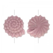 Coquillage en résine 11.5 mm Lilas x1