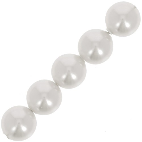 Perles nacrées Swarovski 5810 3 mm White Pearl x20
