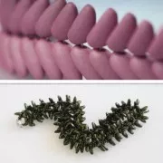 Chilli Beads 4x11 mm Opaque Luster Amethyst x50