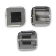 Cubes Swarovski 5601 4 mm Crystal Silver Night x8|raw }}