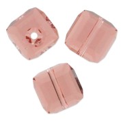 Cubes Swarovski 5601 4 mm Blush Rose x8|raw }}