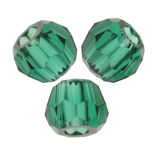 Rondes Swarovski 5000 2 mm - Emerald x50