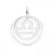 Pendentif signe astrologique Balance - 18.5 mm en Argent 925 x1