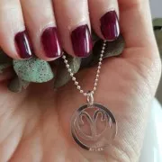 Pendentif signe astrologique Bélier - 18.5 mm en Argent 925 x1