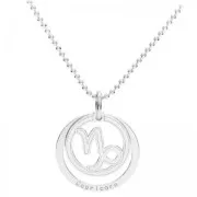 Pendentif signe astrologique Capricorne - 18.5 mm en Argent 925 x1