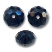 Ronde aplatie Swarovski 5040 8 mm Jet x1
