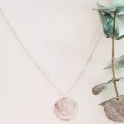 Pendentif signe astrologique Verseau - 18.5 mm en Argent 925 x1