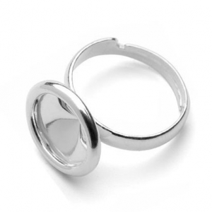 Bague pour cabochon PureCrystal 1122 10 mm en Argent 925 x1