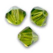 Toupies en cristal Swarovski - 5328 2,5 mm Olivine x50|raw }}