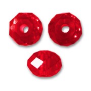 Perles rondes aplaties Swarovski 5040 4 mm Light Siam x20|raw }}