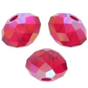 Perles rondes aplaties Swarovski 5040 4 mm - Light Siam Shimmer 2X x20|raw }}