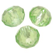 Perles rondes aplaties Swarovski 5040 4 mm - Reinvented Peridot x20