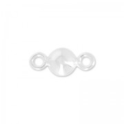 Intercalaire rond 2 anneaux 9x4 mm en Argent 925 x1