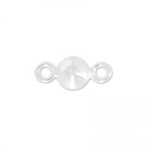 Intercalaire rond 2 anneaux 9x4 mm en Argent 925 x1