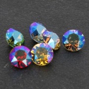 Cabochon Swarovski 1088 6 mm Light Siam Shimmer x1