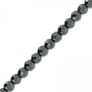 Perles Hematite Facettée 3 mm x25|raw }}