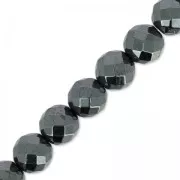 Perles Hematite Facettée 6 mm x15