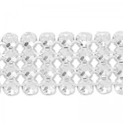 PureCrystal Crystal Mesh 40001 4 rangs 11 mm Crystal  x5cm