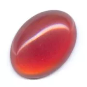 Cabochon ovale 18x13 mm imitation Cornaline