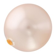 Nacrée semi-percée Swarovski 5818 8 mm Peach Pearl x1|raw }}