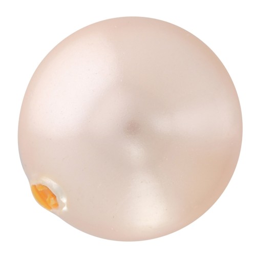Nacrée semi-percée Swarovski 5818 8 mm Peach Pearl x1