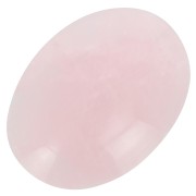 Cabochon ovale 25x18 mm Quartz Rose|raw }}