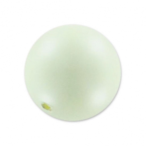 Nacrée Swarovski semi-percée 5818 6 mm Pastel Green Pearl x1