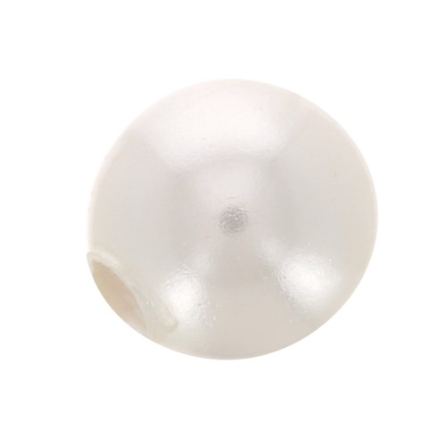 Nacrée Swarovski semi-percée 5818 3 mm - White Pearl x1