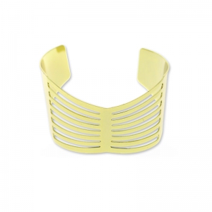 Bracelet manchette noeud 40 mm doré x1