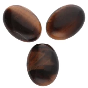 Cabochon ovale 25x18 mm Oeil de Tigre