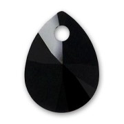 Mini Poire Swarovski 6128 10 mm Jet x1|raw }}
