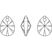 Mini Poire Swarovski 6128 12 mm Crystal AB x1