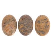 Cabochon ovale 25x18 mm Jaspe Leopard