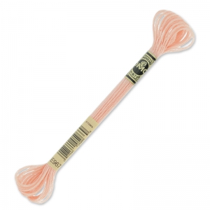 Fil à broder DMC Mouliné Effet Lumière Light Peach (967) x8m