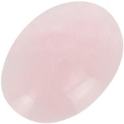 Cabochon ovale 40x30 mm Quartz Rose|raw }}