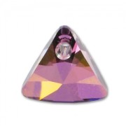 Pendentif Triangle Swarovski 6628 12 mm Crystal Lilac Shadow x1