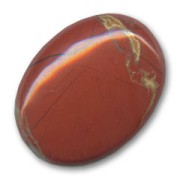 Cabochon ovale 40x30 mm Jaspe Rouge|raw }}