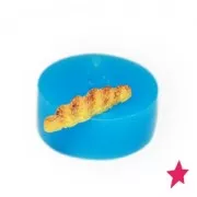 Mini moule silicone pour pâte polymère et pâte de métal 4x25 mm Baguette de pain