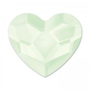 Strass Hotfix Coeur Swarovski 2808 6 mm Crystal Powder Green x1|raw }}