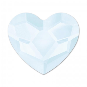 Strass Hotfix Coeur Swarovski 2808 6 mm Crystal Powder Blue x1