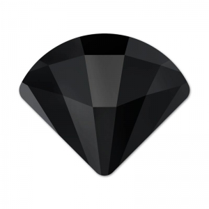 Strass Hotfix Fan Swarovski 2714 6 mm Jet x1