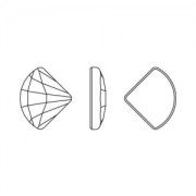 Strass Hotfix Fan Swarovski 2714 6 mm Jet x1