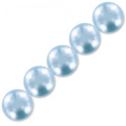 Perles nacrées Swarovski 5810 2 mm Light Blue Pearl x20