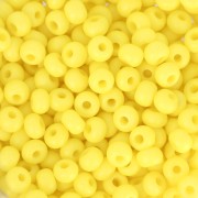 Preciosa Perles rocailles 6/0 4 mm - Terra Intensive - Yellow Mat x20g