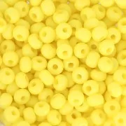 Preciosa Perles rocailles 6/0 4 mm - Terra Intensive - Yellow Mat x20g