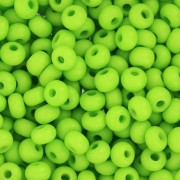 Preciosa Perles rocailles 6/0 4 mm - Terra Intensive - Green Mat x20g