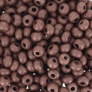 Preciosa Perles rocailles 6/0 4 mm - Terra Intensive - Dark Brown Mat x20g