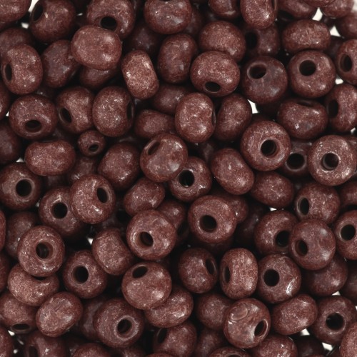 Preciosa Perles rocailles 6/0 4 mm - Terra Intensive - Dark Brown x20g