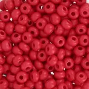 Preciosa Perles rocailles 6/0 4 mm - Terra Intensive - Red Mat x20g