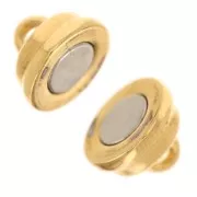 Fermoir aimanté 13x8.5 mm - Doré à l'or fin x1